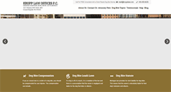 Desktop Screenshot of grandrapidsdogbiteattorney.com