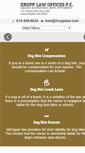 Mobile Screenshot of grandrapidsdogbiteattorney.com